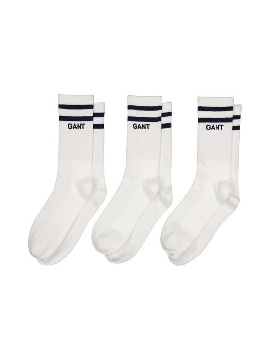 GANT - Sporta zeķes 3 iepak. - WHITE - photo 2 GANT - Sporta zeķes 3 iepak. - WHITE | Stockmann - photo 2