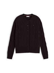 Tommy Hilfiger - Kardigan Soft Wool - HJT CHOCOLATE | Stockmann