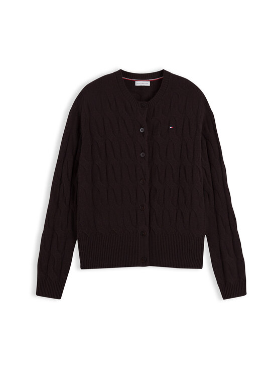 Tommy Hilfiger - Kardigan Soft Wool - HJT CHOCOLATE | Stockmann - photo 1