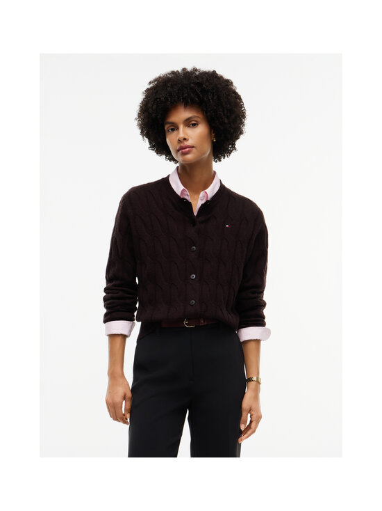 Tommy Hilfiger - Kardigan Soft Wool - HJT CHOCOLATE | Stockmann - photo 2