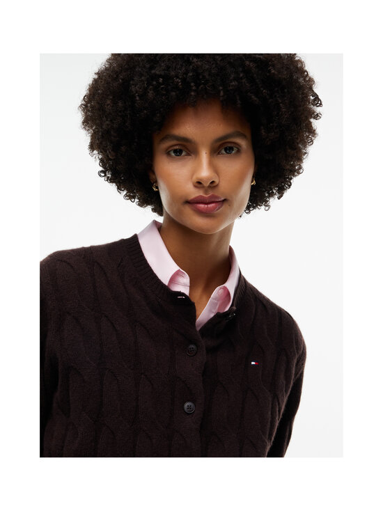 Tommy Hilfiger - Kardigan Soft Wool - HJT CHOCOLATE | Stockmann - photo 5