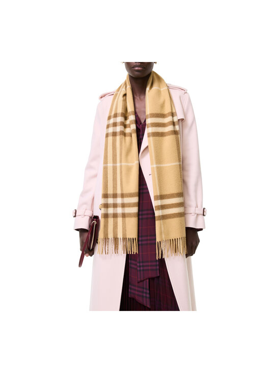 Burberry - Giant Check -kashmirhuivi - C6340 FINCH BEIGE | Stockmann - photo 5