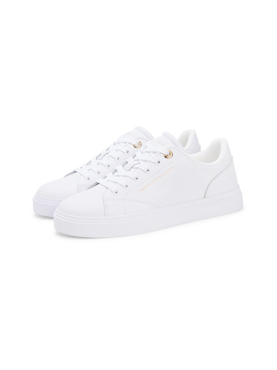 Tommy Hilfiger - Feminine Cupsole -nahkatennarit - YBS WHITE | Stockmann - photo 4