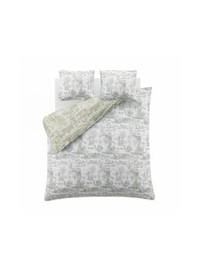 Laura Ashley - Braysmith Toile -pussilakanasetti - 33 OLIVE GREEN | Stockmann