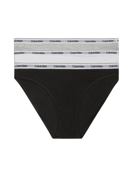 Calvin Klein Underwear - Bikini-alushousut 3-pack - MPI 1 BLACK / WHITE/ GREY HEATHER | Stockmann - photo 1