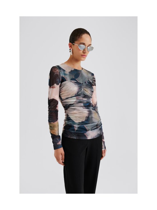 Malina - Elionora Sheer Jersey -paita - DUSTY POPPY | Stockmann - photo 4