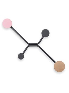 Gazzda - Hook-seinänaulakko - MUSTA,TAMMI,VAALEANPUNAINEN | Stockmann