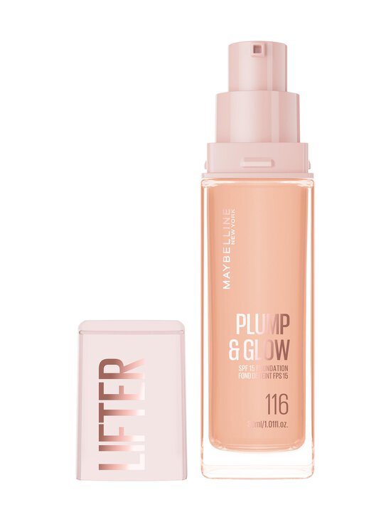 Maybelline - Lifter Plump & Glow Foundation -meikkivoide - 116 | Stockmann - photo 1