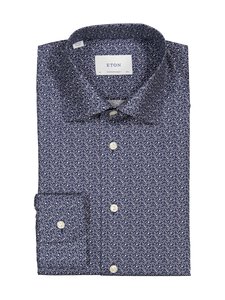 Eton - Eton Contemporary Fit Floral Signature Twill krekls - 27 DARK BLUE | Stockmann