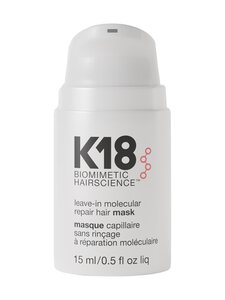 K18 - Juustesse jäetav hooldusmask Leave-in Molecular Repair Hair Mask, 15ml | Stockmann