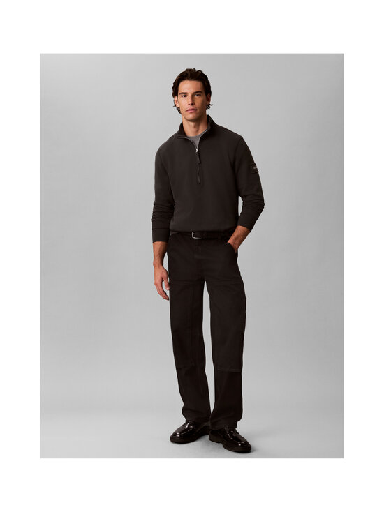 Calvin Klein Jeans - Badge Quarter Zip džemperis - 8MN PIRATE BLACK | Stockmann - photo 6