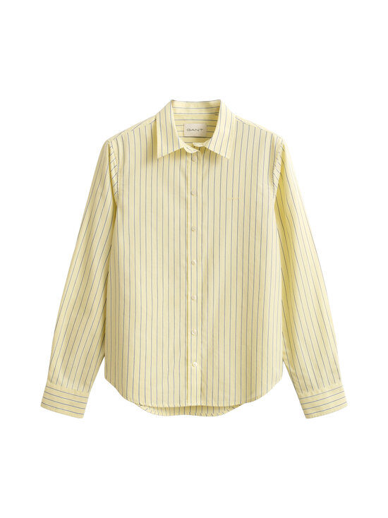 GANT - Regular Classic Stripe -popliinipaita - 713 VANILLA YELLOW | Stockmann - photo 1