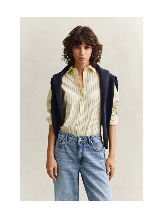 GANT - Regular Classic Stripe -popliinipaita - 713 VANILLA YELLOW | Stockmann - photo 2