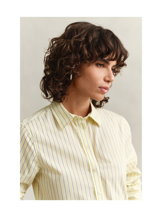 GANT - Regular Classic Stripe -popliinipaita - 713 VANILLA YELLOW | Stockmann - photo 4