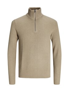 Jack & Jones - JjePerfect Half Zip -neule - CROCKERY Jack & Jones - JjePerfect Half Zip -neule - CROCKERY | Stockmann