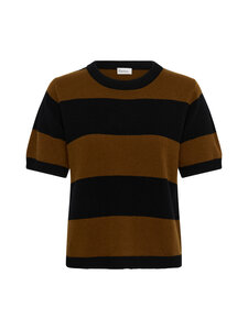 MY ESSENTIAL WARDROBE - MWJola džemperis - 130 BISON W. BLACK STRIPE | Stockmann