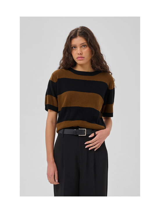 MY ESSENTIAL WARDROBE - MWJola džemperis - 130 BISON W. BLACK STRIPE | Stockmann - photo 4