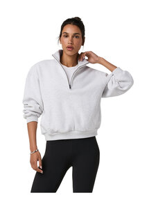 Vuori - Restore Oversized Half Zip -collegepaita - PHG PALE GREY HEATHER | Stockmann