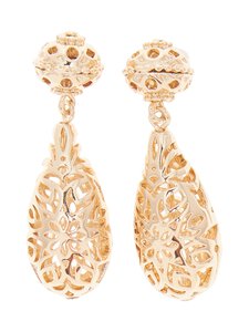 Marchesa - Filigree Puffy Drop -riipuskorvakorut - GOLD | Stockmann