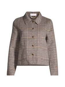 Busnel - Mathilde-ruudullinen villakangastakki - ANTRACITE CHECK | Stockmann