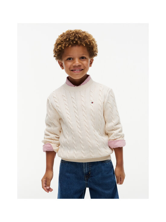 Tommy Hilfiger - Palmikkoneule - Z00 IVORY PETAL | Stockmann - photo 3