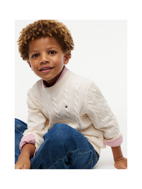 Tommy Hilfiger - Palmikkoneule - Z00 IVORY PETAL | Stockmann - photo 5
