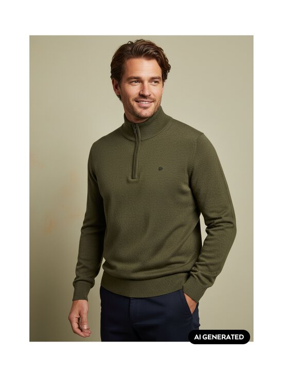 Superdry - Essential Wool Blend -neulepaita - M7N LICHEN GREEN MARL | Stockmann - photo 3
