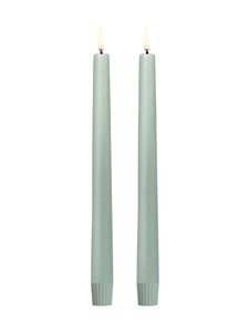 UYUNI - Smooth LED -kruunukynttilä 2 -pack - DUSTY GREEN | Stockmann