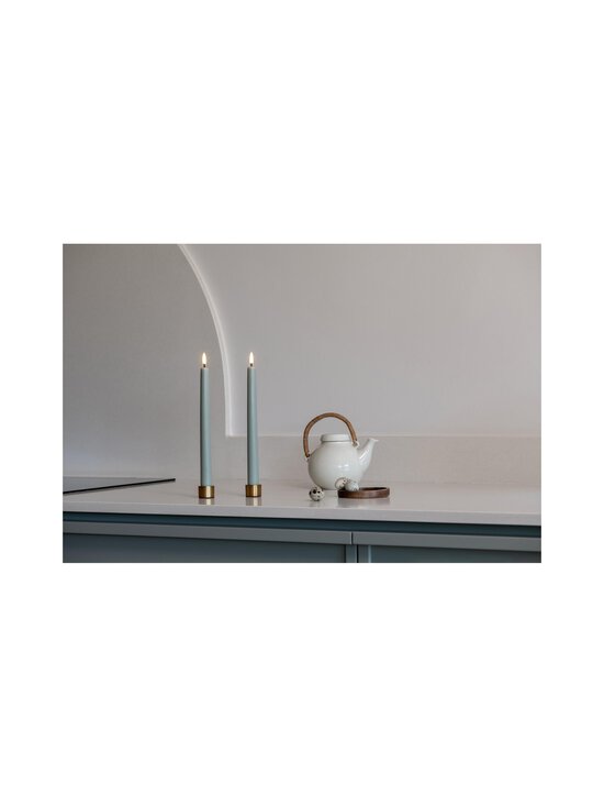 UYUNI - Smooth LED -kruunukynttilä 2 -pack - DUSTY GREEN | Stockmann - photo 3