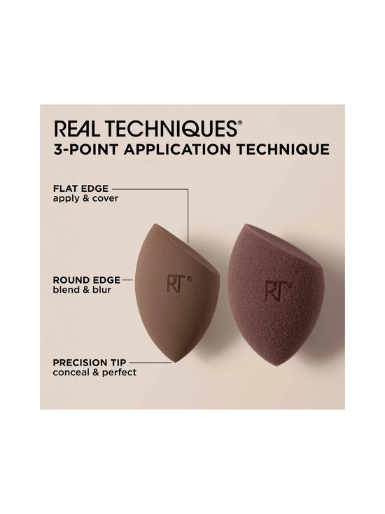 Real Techniques - Bare Finish Sponge Duo -meikkisienipakkaus - NOCOL | Stockmann - photo 5