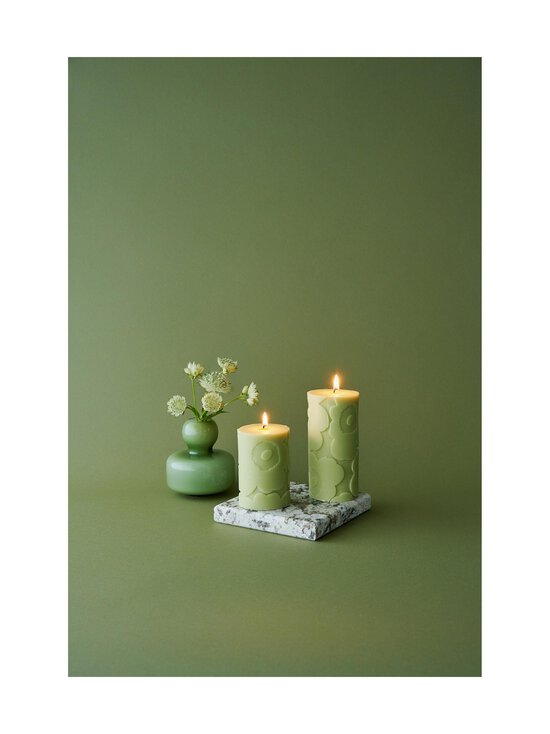 Marimekko - Unikko-kynttilä  6,5 x 14 cm - LIGHT GREEN | Stockmann - photo 2