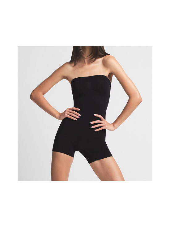 SKIMS - Seamless Sculpt Strapless Shortie - olkaimeton body - ONYX | Stockmann - photo 3