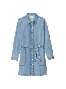 Calvin Klein Jeans - Belted Denim Mini -farkkumekko - 1XT COASTAL LIGHT | Stockmann