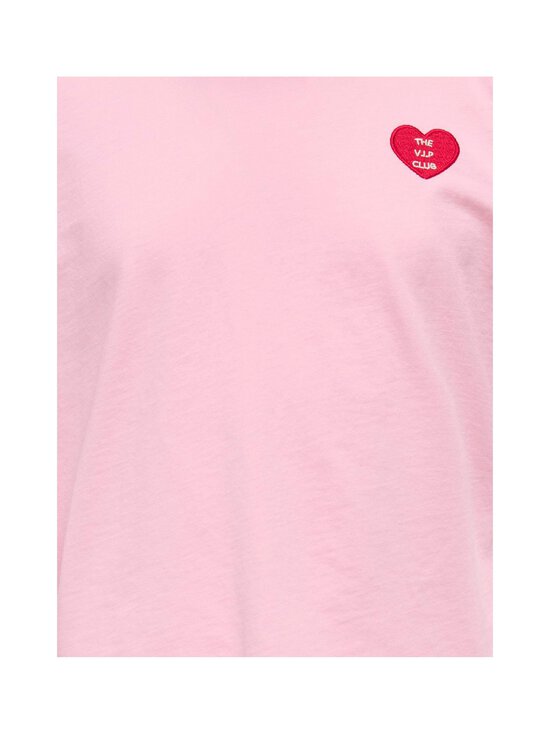 KIDS ONLY - KogLivina Solid t-krekls - ROMANCE ROSE DETAIL:HEART HIGH RISK RED | Stockmann - photo 3
