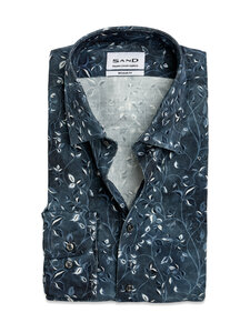 SAND Copenhagen - State Soft Modern fit krekls ar apkakli - 910 PATTERN | Stockmann