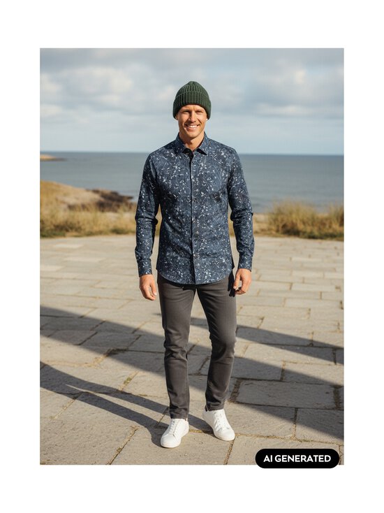 SAND Copenhagen - State Soft Modern fit krekls ar apkakli - 910 PATTERN | Stockmann - photo 2