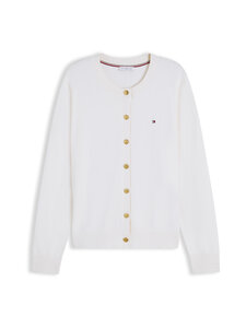 Tommy Hilfiger - Jersey Stitch kardiganjaka - Z00 IVORY PETAL | Stockmann