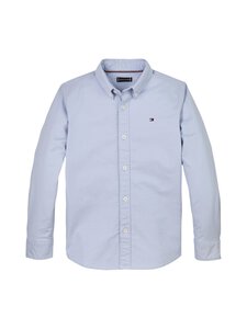 Tommy Hilfiger - Flag Oxford -paita - C1O BREEZY BLUE | Stockmann