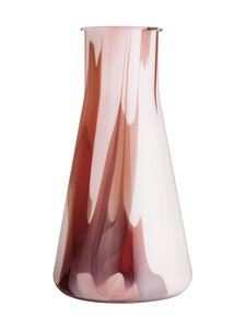 Kosta Boda - Klaasvaas Lab Erlenmeyer - RED/WHITE/PINK | Stockmann