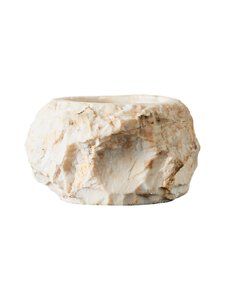 Muubs - Marmorist küünlajalg Batu - CREME Muubs - Marmorist küünlajalg Batu - CREME | Stockmann