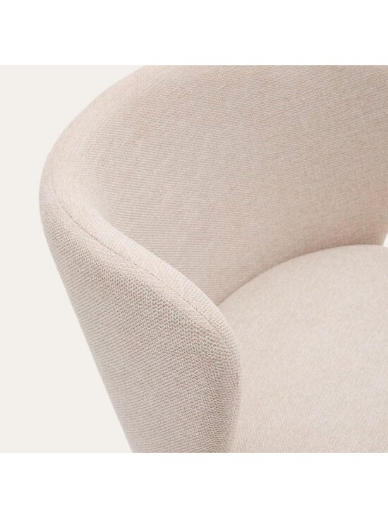 Kave Home - Ciselia-baarijakkara beige chenille-kangas / beige metalli K 65 cm - BEIGE | Stockmann - photo 5