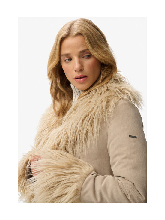 Superdry - Long Afghan -takki - 41D TAUPE | Stockmann - photo 7