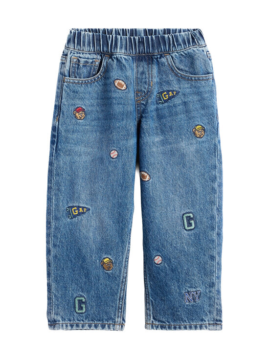 GAP - Embroidered Baggy džinsi - EMBROIDERY MEDIUM WASH | Stockmann - photo 1