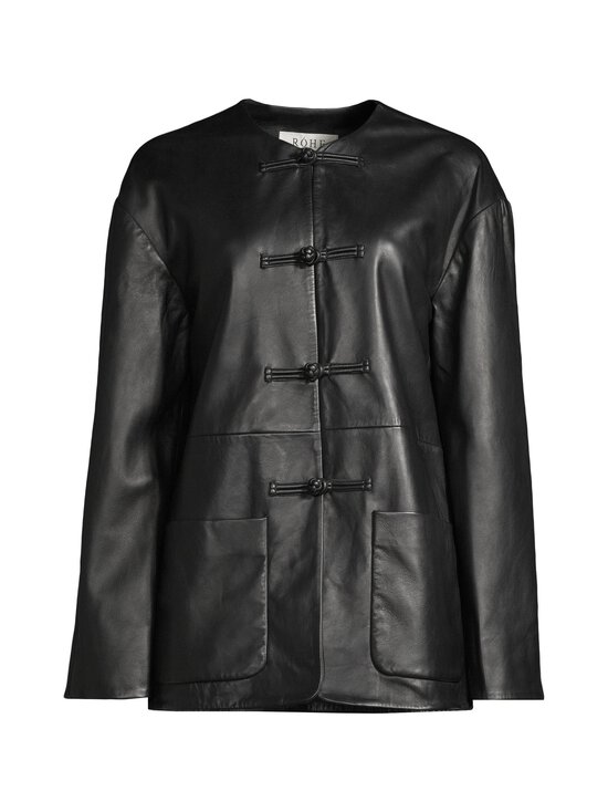 Róhe - Mandarin-nahkatakki - 001_308 BLACK - photo 1 Róhe - Mandarin-nahkatakki - 001_308 BLACK | Stockmann - photo 1