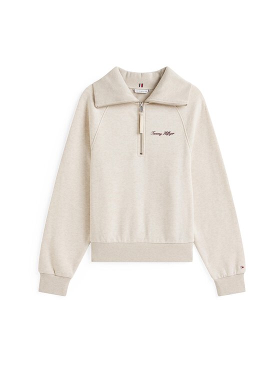 Tommy Hilfiger - Classic Script Half-Zip -huppari - ADK HEATHER OATMILK - photo 1 Tommy Hilfiger - Classic Script Half-Zip -huppari - ADK HEATHER OATMILK | Stockmann - photo 1