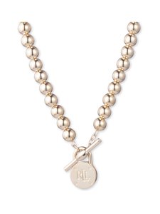 Lauren Ralph Lauren - Beaded Logo Collar Necklace kaklarota - GOLD Lauren Ralph Lauren - Beaded Logo Collar Necklace kaklarota - GOLD | Stockmann