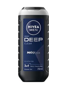 NIVEA MEN - Deep Shower Gel -suihkugeeli, 250ml NIVEA MEN - Deep Shower Gel -suihkugeeli, 250ml | Stockmann