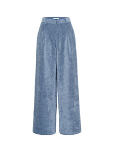 Gestuz - GZvally High Waist -leveälahkeiset housut - 120 DENIM BLUE | Stockmann