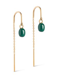 ENAMEL Copenhagen - Eleanor -korvakorut - 42 PETROL GREEN | Stockmann