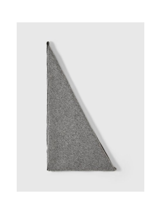 Selected - SlfCille Cashmere Blend -kolmiohuivi - MEDIUM GREY MELANGE | Stockmann - photo 3